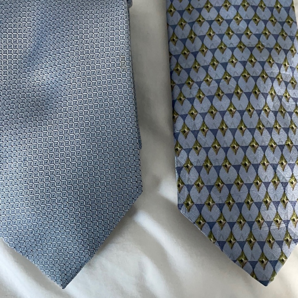 Ermenegildo Zegna blue ties